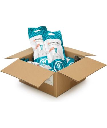 Brabantia Perfectfit Multipack Garbage Bags - Extra Strong 200 Count Easy-to-Use Train Tape White - Buy Online on SooperMarket.com