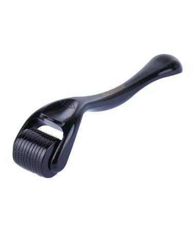 Derma Roller Beard Roller for Face Home Use 540 Titanium Micro Needle Roller for Skin Care Beard Growth Travel Case Included Black0.5