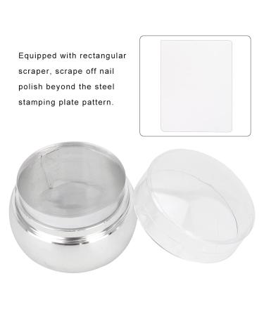 Nail Printing Device & Pressure Tool Set | Manicure Stamper for Nail Art Lovers | DIY Home Use & Nail Art School (Silver) - Buy Online on SooperMarket.com