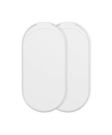 SIMUSI Electrodes Pads Holder Tens Unit Pad Organizer - Fits 2x2 and 2x4 Inch Pads - Holder Can be Used on Both Sizes 2 Pcs