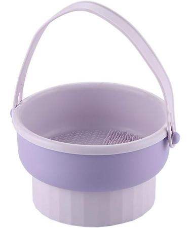 Folpus Cleaning Tool for Brush Cosmetic Brushes Cleaner with Holders Washing Makeup Brush Cleaning Violet - Buy Online on SooperMarket.com