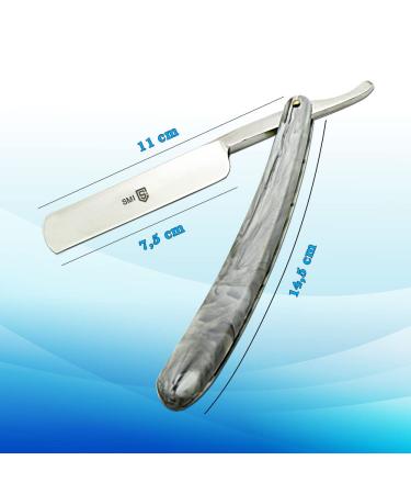 Buy SMI Razor for Men - Fixed Blade Barber Knife with Case (1404) | International Shipping - Buy Online on SooperMarket.com