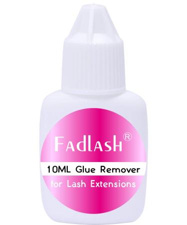 Eyelash Extension Remover Non-irritating Lash Remover for Lash Extensions Fast Action Dissolves Eyelash Remover FADLASH Eyelash Extensions Glue Remover 10ml Gel Remover for Eyelash Extensions
