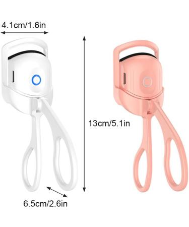 FIOERDTUIE Electric Eyelash Curler Ultimate Makeup Tool for Beautiful Eyes Professional Eyelash Electronic Curler Eyelash Clip Pink - Buy Online on SooperMarket.com