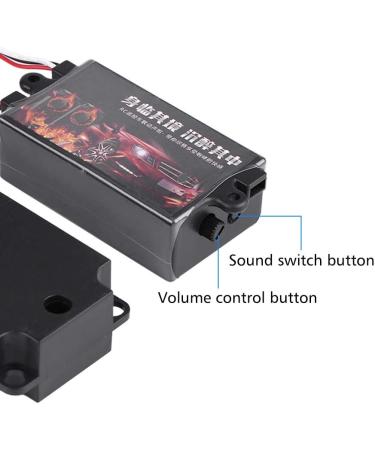 Dilwe RC Auto Motor Sound Simulator for 1/10 Vehicle Models - Remote Control Sound Module with Speaker - Buy Online on SooperMarket.com