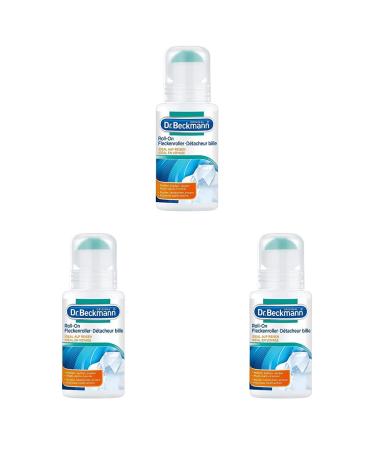 Dr. Beckmann Roll-On Stain Roller | Practical stain removal for on the go | 75 ml (pack of 3) 75 ml (pack of 3)