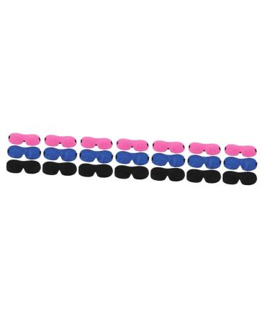 Gatuida 21 Pcs 3D Sleep Mask Silk Eye Cover for Sleeping Eyes Blindfold Sleeping Night Masks Night Sleeping Eyeshade Satin Sleep Mask Sleep Eye Covers Polyester Travel Adjustable Set