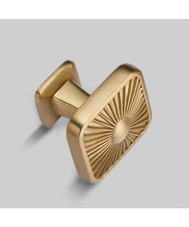 Cupboard Handles Copper Knobs 2PCS Solid Kitchen Cabinet Drawer Knobs Modern Furniture Pulls Cupboard Pull Handle Hardware Gold Wardrobe Door Handles Single Hole with 16mm Screws 33mm/1.3in 33mm/1.3in Gold - Buy Online on SooperMarket.com