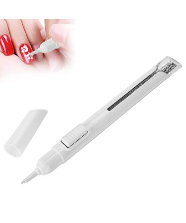 Nail Art Dotting Pen 2 800 Metal Beads Dotting Bullion Pen Painting Diy Nail Decoration For Manicure Pedicure(Silver)