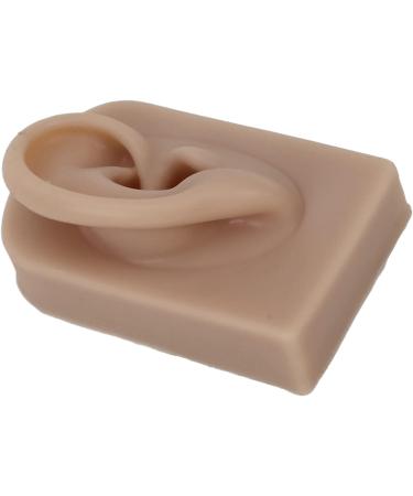 Flexible Brown Right Ear Model for Earrings Display and Acupuncture Training - Buy Online on SooperMarket.com