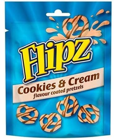 Flipz Coated Pretzels Milk Chocolate Cookies & Cream Salted Caramel Gift Selection 3 x 90g Bags. Picnic Party Thank You Present Thinking of you Treat Flippin' Awesome - Buy Online on SooperMarket.com
