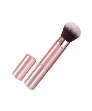 Gogogmee Double-ended Makeup Brush Blush Brush Dual End Makeup Brush Foundation Brush Powder Brush Cosmetics Brush Blending Brush Blusher Brush Women Makeup Tool Loose Powder Makeup Sponge