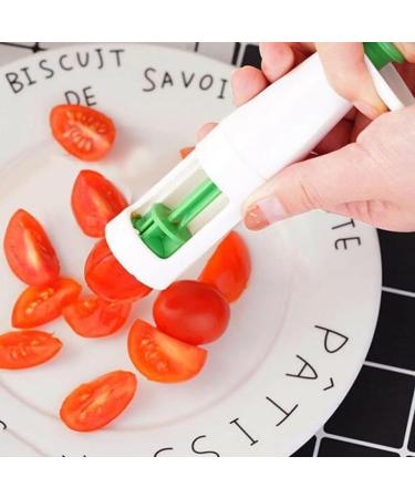 RUDFUZ Tomato Grape Slicer Grape Cutter Salad Cherry Slicer Fruit Vegetable Splitter Kitchen Accessories For Pizza Baby Kids Food Separator Kitchen Gadget For Cake Decorating - Buy Online on SooperMarket.com