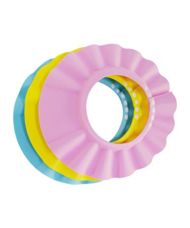 HOOYEE Adjustable Bath Cap for Kids - Pink | Shower and Shampoo Protection for Toddlers and Babies - Buy Online on SooperMarket.com