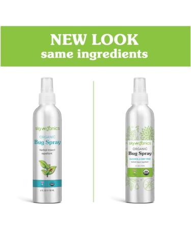 Sky Organics Organic Bug Spray - 4 fl oz (Natural Insect Repellent) - Buy Online on SooperMarket.com