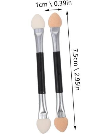 MUSISALY 20pcs Latex Eye Shadow Stick Sponge Tipped Dual Sided Eyeshadow Brush Eye Makeup Plastic - Buy Online on SooperMarket.com