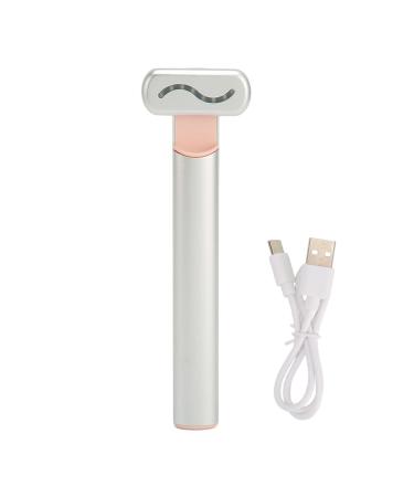 Electrical eye massage tab hot compression microstromic eye lift tab eye massager with red LED light for relieving eye circles and tiredness