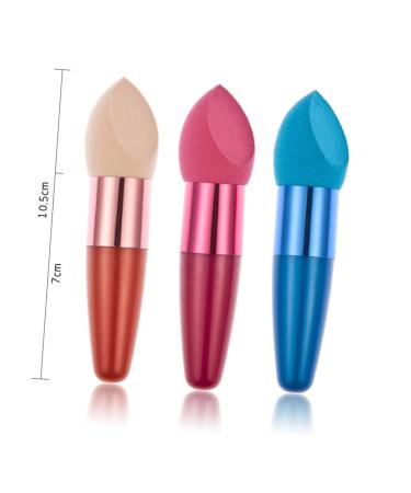 Housoutil 3pc Contour Brush Set | Mushroom Makeup Sponges with Handle | Foundation Concealer & Eye Brushes for Flawless Application | International Shipping Available - Buy Online on SooperMarket.com