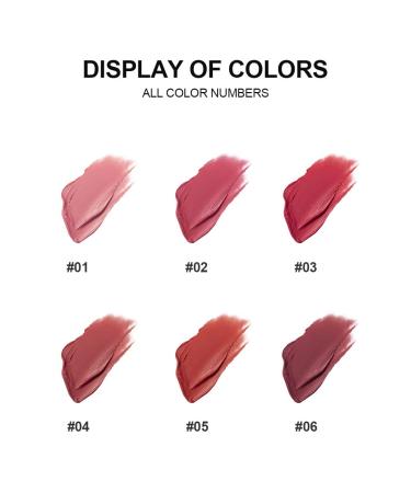 6 Colors Matte Lipstick Set - Upgraded Formula Long-Lasting Moisturizing & Smooth | Perfect Makeup Gift Set - Buy Online on SooperMarket.com