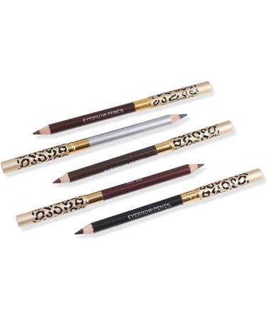Baluue 2pcs Eyebrow Pen with Brush Eyebrow Pencil Long Lasting Waterproof Eyebrow Makeup Brown #5 1 count (Pack of 1) Marrom 5 - Buy Online on SooperMarket.com