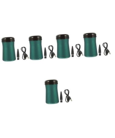 Balacoo 5 Sets Razor Body Shavers for Men Mens Shaver Travel Shavers for Men Mens Trimmer Electric Shaver for Men Mini Electric Shaver Multifunction Clippers Aluminum Alloy 3D 7.2X4cm Green