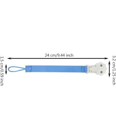 Jomewory Pacifier Holder | Durable & Soft Paci Clips | Ideal Infant Birthday Gift for Girls | Washable & Easy to Use - Buy Online on SooperMarket.com