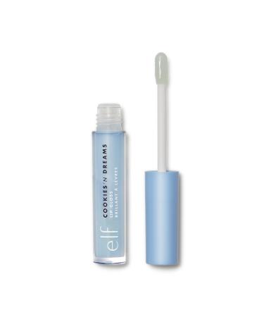 e.l.f. Cookies 'N Dreams Lip Gloss  Limited Edition Non-sticky  Creamy Lip Gloss With A Shiny Finish  Nourishing & Hydrating Formula  Brain Freeze