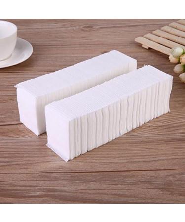 Mires 1 Box (1000PCS) Thick Square Organic Cosmetic Makeup Cotton Pads for Skin Care Applying Lotion Removing Nail Polish Makeup - Buy Online on SooperMarket.com