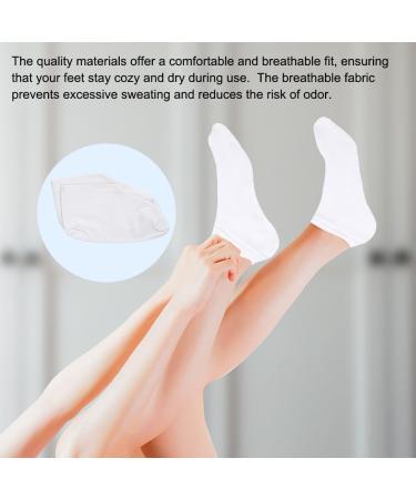 3Pairs Moisturizing Socks Overnight Thin Foot Spa Socks Cotton Mois-ture Enhancing Socks Cosmetic Moisturizing Socks Lotion Moisturizing Socks for Dry Feet Hard Cracked Heels Rough Skin - Buy Online on SooperMarket.com