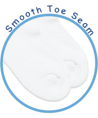 Jefferies Socks Girls Seamless Ruffle Sport Quarter Socks - Large White | 1 Pack - Buy Online on SooperMarket.com