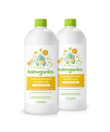 Babyganics Shampoo and Body Wash Refill Chamomile Verbena 32 Fl Oz (Pack of 2) Chamomile Verbena 32 Fl Oz (Pack of 2)