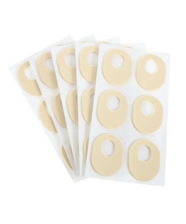 Anneome 5 Sheets Anti-wear Foot Stickers Foot Pad Breathable Corn Pads Corn Pads for Feet Corn and Remover for Feet Corn Pads for Bottom of Foot Pads Bunion Pad Emulsion