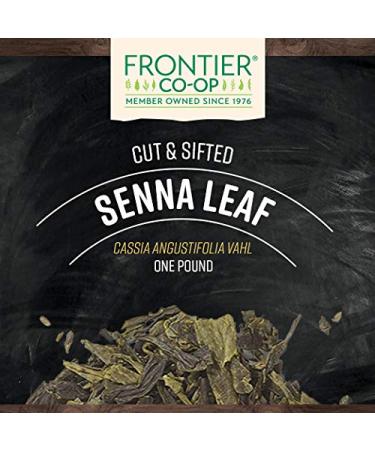 Frontier Natural Products Cut & Sifted Senna Leaf - 16 oz (453 g) | Herbal Laxative - Buy Online on SooperMarket.com
