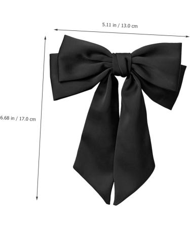Gogogmee Bow Hairpin Ribbon for Hair Bow Hair Clips Hair Ribbon Bow Barrettes for Women Bows for Women Hair Ribbons for Women Barrettes for Thick Hair Women Hair Bows Ponytail Clip - Buy Online on SooperMarket.com