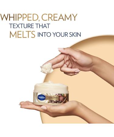 Vaseline Cocoa Glow Whipped Body Butter 180 g. Cocoa & Shea Butter for Glowing Soft Skin - Buy Online on SooperMarket.com