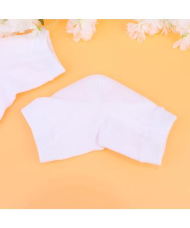 minkissy 4 Pairs Rough Calluses Socks Feet Repair Socks Heel Protector Socks Heel Sleeves Protectors Heel Socks Heel Moisturizing Socks Men and Women Anti Cracked Feet Ankle Socks White - Buy Online on SooperMarket.com
