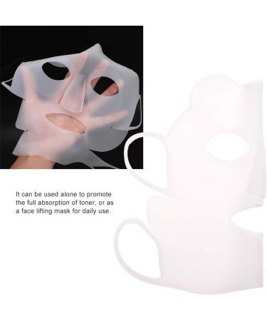 Facial Mask Cover Reusable Silicone Facial Mask Cover Panda Ear-Hook Sheet Mask Cover Prevent Serum Evaporation Beauty Tool Face Wrap for Any Skin Type - Buy Online on SooperMarket.com