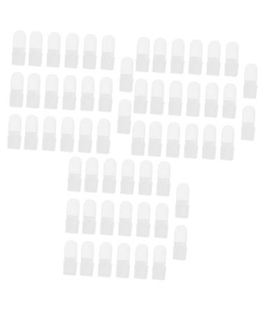 FRCOLOR 60 Pcs Nail case gel polish protector cuticle guard latex nail guard nail tip shield protector reusable milk gel nail polish manicure art varnish protector emulsion armor plastic 4x2cmx3pcs As Shownx3pcs