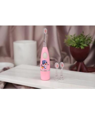 Educational Vibration and Light Pink that Makes Children Love Brushing Teeth - Buy Online on SooperMarket.com