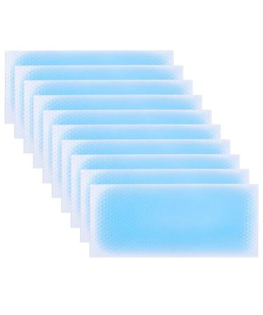 40 pieces of cooling gel patches safe lanes baby fever cooling pad ice cream bag fever reducer relieve headache toothache tiredness and sunstroke for babies children and adults
