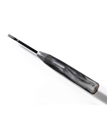 MONEST - HNADMADE Premium Wax Carving Tool (Storm Black-Shovel) - Food Grade Stainless Steel Tools for Globbing Sauce, Concentrates & Wax - Epoxy Resin Handle Wax Tool
