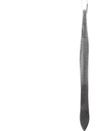 Kliplinc 2X Silver Tone Slanted Flat Tip Metal Hair Eyebrow Tweezer Cosmetic Tool for Lady - Buy Online on SooperMarket.com