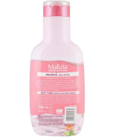 Buy MALIZIA Monoi & Lotus Blossom Bath Foam 1000ml - Luxurious Hydration | International Shipping Available - Buy Online on SooperMarket.com