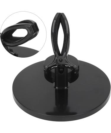 Nail Polish Bottle Holder Stand with Tilter Function Anti-Spill and Prevent Fall Off Nail Gel Fixing Clip for Manicure Painting (Wide Base)(Black) - Buy Online on SooperMarket.com