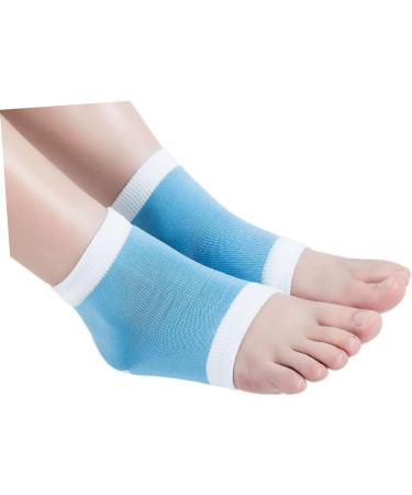minkissy Spa Moisturising Heel Sock Moisturizing Heel Socks for Cracked Heels Moisturizing Gel Socks Foot Heel Socks Women Socks Moisturising Gel Heel Socks Spa Set Men and Women Breathable - Buy Online on SooperMarket.com