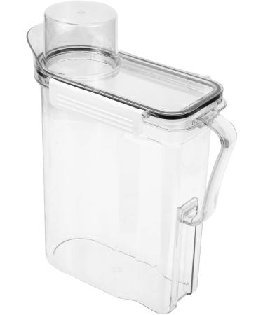 KOMBIUDA 4pcs Laundry Storage Box Bucket for Soap Tide Laundry Liquid Lotion Plastic Transparent - Buy Online on SooperMarket.com