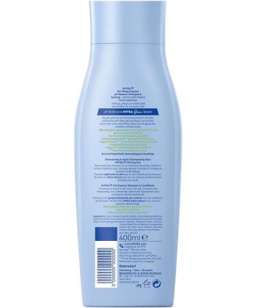 NIVEA 2-in-1 Care Express pH-Balance Shampoo + Conditioner (400 ml) with Aloe Vera - 2-in-1 Hair Care for Naturally Beautiful Hair - Buy Online on SooperMarket.com