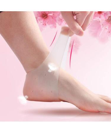 Silicone Heel Protection Sleeves & Gel Insoles for Plantar Fasciitis - Moisturizing Foot Socks for High Heels - Buy Online on SooperMarket.com