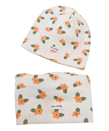 VUCDXOP Baby Children's Cotton Hat Scarf Set Winter Boys Girls Beanie Hats + Tube Scarf Set of 2 Autumn Winter Soft Cotton Beanie Hat Neckerchief Round Scarf Neck Warmer Set Color#14 L (Suitable for 3-7 Year children)