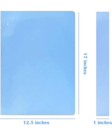 Diamond Painting Storage Book | 40 Clear Pocket Sleeves | Art Portfolio for 30x40 cm Presentation | Blue - Buy Online on SooperMarket.com